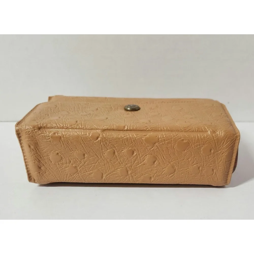 Men's Vintage Vanity Tan Travel Brush Comb Nail File in Case Collectible‎